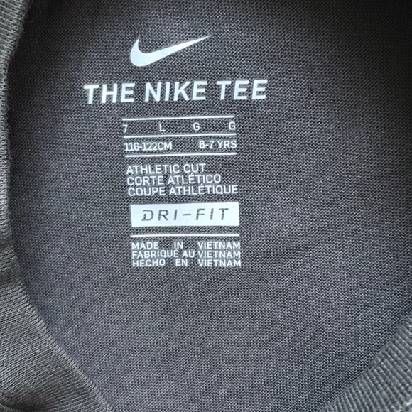 NIKE BOYS SIZE 7 SHORT SLEEVE TEES - SET OF TWO - Picture 6 of 7